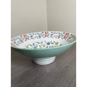 Minton - Haddon Hall - Green Edge - Serving Bowl - 8 3/4"